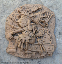Load image into Gallery viewer, History Aztec Maya Artifact Carved Quetzalcoatl Sculpture Statue 11" Tall www.Neo-Mfg.com Wall art Codex P1