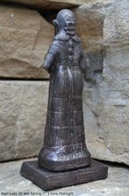 Load image into Gallery viewer, Assyrian Sumerian Goddess Inanna Ishtar Mari Lady Of Wel Spring Sculpture Statue 7" Tall www.Neo-Mfg.com Goddess with Vase La déesse au vase