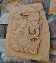 Load image into Gallery viewer, History Aztec Maya Itzamna Artifact Carved Sculpture Statue 13" Tall www.Neo-Mfg.com Wall art Codex
