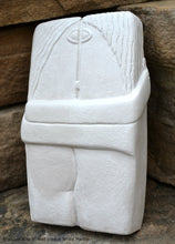 Load image into Gallery viewer, History Brancusi Kiss Sculptural wall relief www.Neo-Mfg.com 9" home plaque art