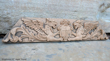 Load image into Gallery viewer, Griffin gryphons Winged lion wall Sculpture plaque 22" www.Neo-Mfg.com Home decor mystical