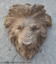 Load image into Gallery viewer, Lion Bust wall Sconce / Shelf Sculpture art www.Neo-Mfg.com home decor 10.25"
