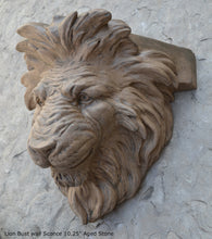 Load image into Gallery viewer, Lion Bust wall Sconce / Shelf Sculpture art www.Neo-Mfg.com home decor 10.25"