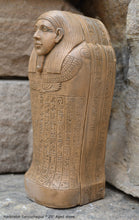 Load image into Gallery viewer, Egyptian Harkhebit Sarcophagus Sculpture reproduction art 7.25" www.Neo-Mfg.com home decor Museum