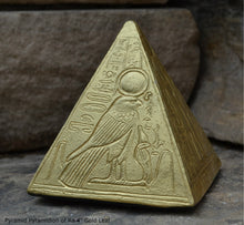 Load image into Gallery viewer, Egyptian Pyramid Pyramidion of Ramose Ra artifact carving sculpture statue 4" www.NEO-MFG.com