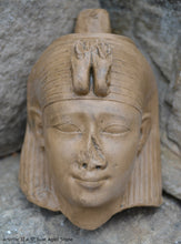 Load image into Gallery viewer, Egyptian Arsinoe II Ancient Bust Wall Sculpture reproduction art 4.5" www.Neo-Mfg.com museum reproduction