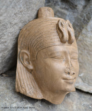 Load image into Gallery viewer, Egyptian Arsinoe II Ancient Bust Wall Sculpture reproduction art 4.5" www.Neo-Mfg.com museum reproduction