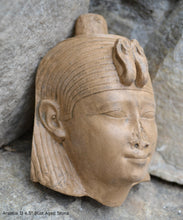 Load image into Gallery viewer, Egyptian Arsinoe II Ancient Bust Wall Sculpture reproduction art 4.5" www.Neo-Mfg.com museum reproduction