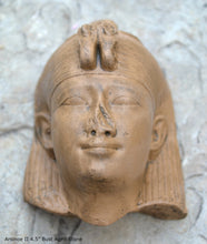 Load image into Gallery viewer, Egyptian Arsinoe II Ancient Bust Wall Sculpture reproduction art 4.5" www.Neo-Mfg.com museum reproduction