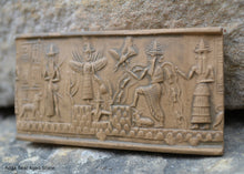 Load image into Gallery viewer, Historical Assyrian Akkadian Adda Cylinder Seal wall Sculpture www.Neo-Mfg.com Mesopotamia Museum Reproduction