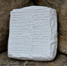 Load image into Gallery viewer, Mesopotamia land contract Tablet Cuneiform Sculptural www.Neo-Mfg.com museum reproduction 3 3/8""