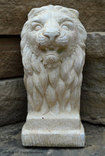 Load image into Gallery viewer, Lion Bust Crete sculpture art www.Neo-Mfg.com home decor 11"