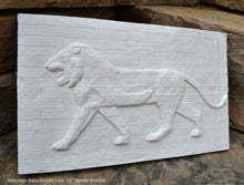 Load image into Gallery viewer, Assyrian Babylonian Lion Processional Way wall plaque art Sculpture 15.25" www.Neo-Mfg.com
