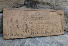 Load image into Gallery viewer, Assyrian Persian Behistun Inscription Darius the Great art Sculpture wall plaque relief 14" www.Neo-Mfg.com L10