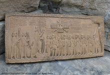 Load image into Gallery viewer, Assyrian Persian Behistun Inscription Darius the Great art Sculpture wall plaque relief 14" www.Neo-Mfg.com L10