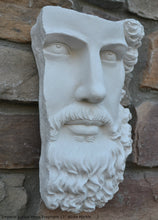 Load image into Gallery viewer, Roman Greek emperor Lucius Verus Fragment 3D Portrait Face Wall Plaque Sculpture 11" www.Neo-Mfg.com Museum reproduction Marcus Aurelius