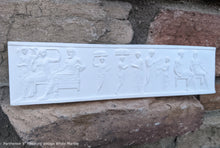 Load image into Gallery viewer, History Roman Parthenon Stela Fragment Sculptural wall relief plaque www.Neo-Mfg.com 9" Henning design