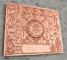 Load image into Gallery viewer, Asia Tibetan Nepalese Mandala Plaque Sculpture 14" Wide www.Neo-Mfg.com Tibet home decor