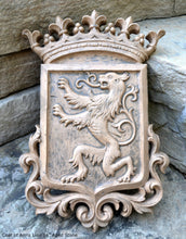 Load image into Gallery viewer, Decor Coat of Arms Lion wall plaque sign 14" www.Neo-Mfg.com home garden decor art medieval