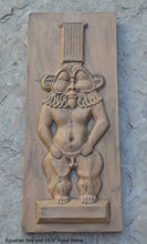 Load image into Gallery viewer, History Egyptian Bes god Sculptural wall relief www.Neo-Mfg.com 10.5" j10