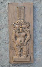 Load image into Gallery viewer, History Egyptian Bes god Sculptural wall relief www.Neo-Mfg.com 10.5" j10