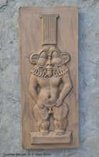 Load image into Gallery viewer, History Egyptian Bes god Sculptural wall relief www.Neo-Mfg.com 10.5" j10