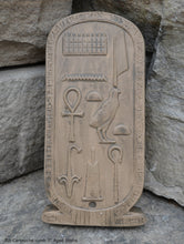 Load image into Gallery viewer, Egyptian King Tut Cartouche tomb Artifact Carved Sculpture Statue 7" ww.Neo-Mfg.com Home decor tutankhamun