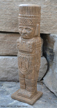 Load image into Gallery viewer, History Toltec warrior Mesoamerican MAYAN AZTEC Sculptural Statue Sculpture 12" www.Neo-Mfg.com