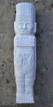Load image into Gallery viewer, History Toltec warrior Mesoamerican MAYAN AZTEC Sculptural Wall plaque relief 12" www.Neo-Mfg.com