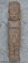 Load image into Gallery viewer, History Toltec warrior Mesoamerican MAYAN AZTEC Sculptural Wall plaque relief 12" www.Neo-Mfg.com