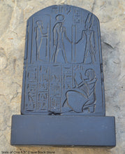 Load image into Gallery viewer, Egyptian votive stele of Chia scribe & treasurer of Ramses II Sculpture Statue Fragment 6.5" Tall www.Neo-Mfg.com
