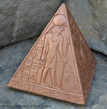 Load image into Gallery viewer, Egyptian Pyramid Pyramidion of Ramose Ra artifact carving sculpture statue 4" www.NEO-MFG.com