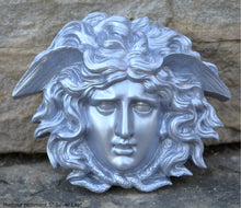 Load image into Gallery viewer, Medusa Gorgon bust Sculpture wall plaque www.Neo-Mfg.com 5" home decor Museum Reproduction