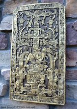 Load image into Gallery viewer, History Aztec Mayan sarcophagus of king K’inich Janaab’ Pakal wall plaque art 18" www.Neo-Mfg.com