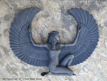 Load image into Gallery viewer, Egyptian Isis Figure wall Sculpture Statue plaque www.Neo-Mfg.com 10" home decor p5