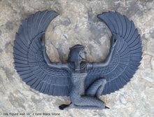 Load image into Gallery viewer, Egyptian Isis Figure wall Sculpture Statue plaque www.Neo-Mfg.com 10" home decor p5