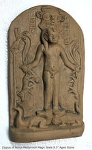 Load image into Gallery viewer, History Egyptian Metternich Magic Stela Plaque Artifact Sculpture 9.5" www.Neo-Mfg.com home decor g3