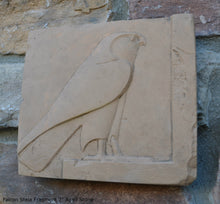 Load image into Gallery viewer, History Egyptian Falcon Stela Fragment Sculptural wall relief plaque www.Neo-Mfg.com 7" museum reproduction b20