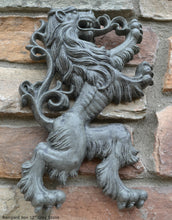 Load image into Gallery viewer, Animal LION Rampant Lowenbrau sculpture wall art frieze www.Neo-Mfg.com 12" medieval a9