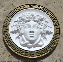 Load image into Gallery viewer, History Medusa Artifact Carved wall plaque Sculpture Statue 12" www.Neo-Mfg.com high relief c6