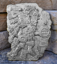 Load image into Gallery viewer, History Aztec Maya Artifact Carved Tezcatlipoca Sculpture Statue 11" Tall www.Neo-Mfg.com Wall art Codex m8
