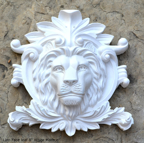 Animal Lion Face leaf plaque Fragment relief www.Neo-Mfg.com 8
