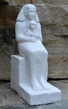 Load image into Gallery viewer, History Egyptian Senenmut holding princess Neferure i Artifact Sculpture 8" www.Neo-Mfg.com home decor