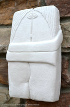 Load image into Gallery viewer, History Brancusi Kiss Sculptural wall relief www.Neo-Mfg.com 9" home plaque art