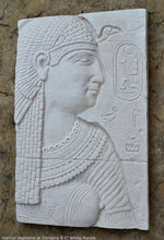 Load image into Gallery viewer, History Egyptian Goddess Hathor mammisi at Dendera Sculptural wall relief www.Neo-Mfg.com 9.5" d23