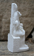 Load image into Gallery viewer, Egyptian Sekhmet with child seated Sculpture Statue 4" www.Neo-Mfg.com amulet
