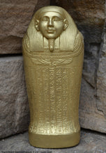 Load image into Gallery viewer, Egyptian Harkhebit Sarcophagus Sculpture reproduction art 7.25" www.Neo-Mfg.com home decor Museum