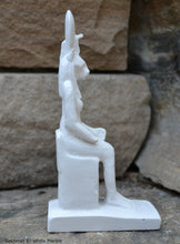 Load image into Gallery viewer, History Egyptian Goddess Sekhmet seated Sculpture Statue 6" www.Neo-Mfg.com Museum Replica