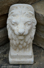 Load image into Gallery viewer, Lion Bust Crete sculpture art www.Neo-Mfg.com home decor 11"