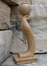 Load image into Gallery viewer, History Egyptian Netjer-Ankh w/ bowl Cobra Artifact Sculpture Statue 8" www.Neo-Mfg.com Museum Replica